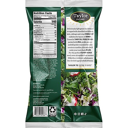 Taylor Farms Dill Pickle Chopped Salad Kit Bag - 11.75 Oz - Image 8