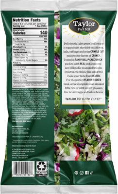 Taylor Farms Dill Pickle Chopped Salad Kit Bag - 11.75 Oz - Image 7