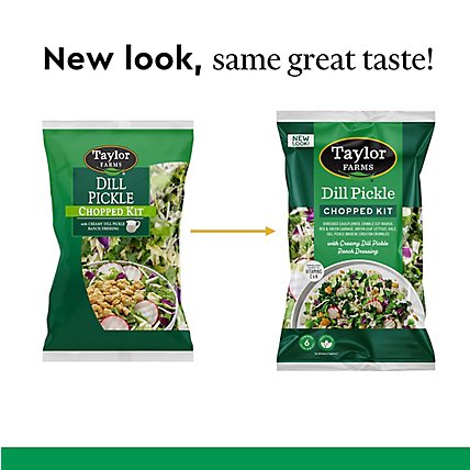 Taylor Farms Dill Pickle Chopped Salad Kit Bag - 11.75 Oz - Image 2