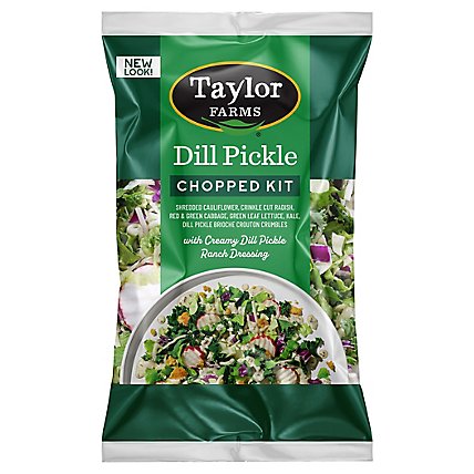 Taylor Farms Dill Pickle Chopped Salad Kit Bag - 11.75 Oz - Image 1