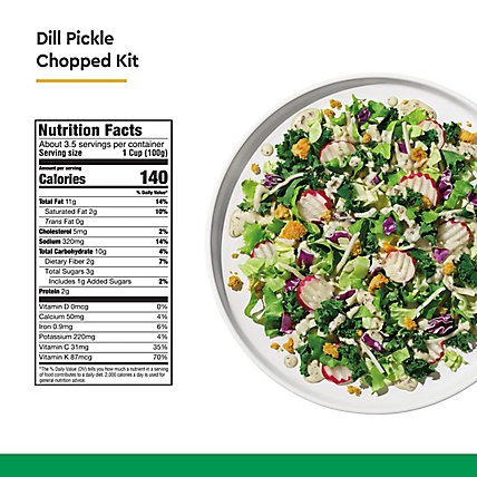Taylor Farms Dill Pickle Chopped Salad Kit Bag - 11.75 Oz - Image 5
