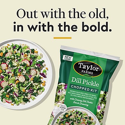 Taylor Farms Dill Pickle Chopped Salad Kit Bag - 11.75 Oz - Image 7