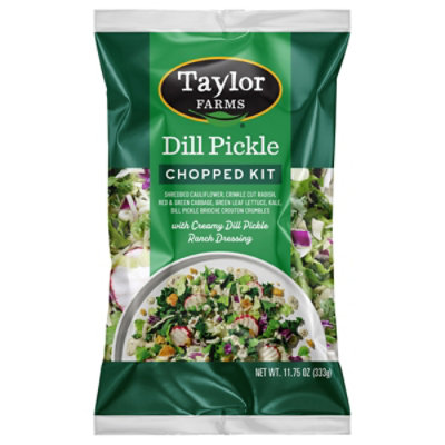 Taylor Farms Dill Pickle Chopped Salad Kit Bag - 11.75 Oz