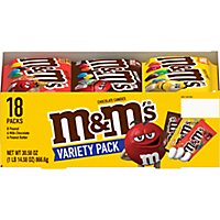 M&M'S Full Size Assortment Milk Chocolate Candy Bars Pack - 18-30.58 Oz - Image 1