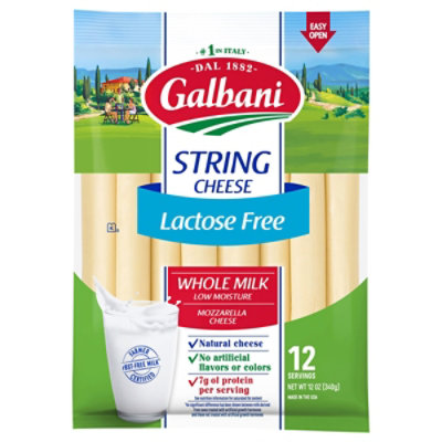 Galbani Lactose Free String Cheese - 12 Oz