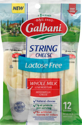 Galbani Lactose Free String Cheese - 12 Oz - Image 2