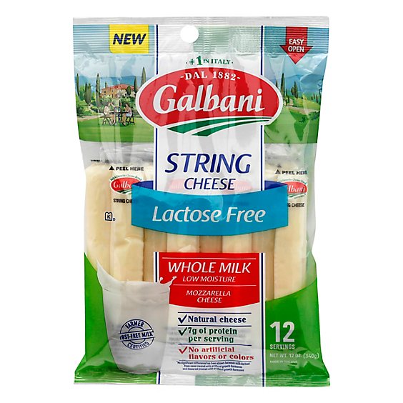 Galbani Lactose Free String Cheese - 12 Oz
