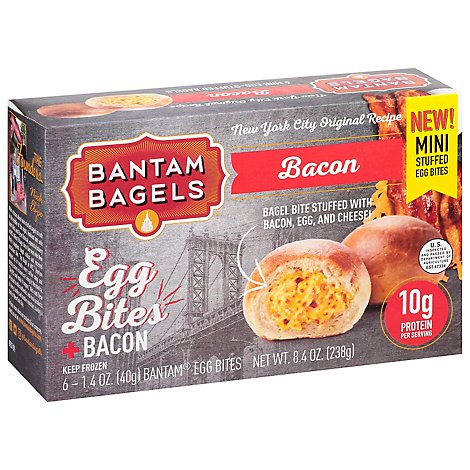 Bantam Bagels Bacon Egg Cheese - 8.4 Oz