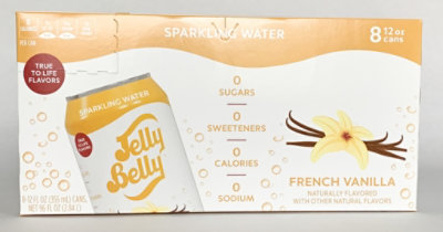 Jelly Belly French Vanilla Sparkling Water - 8-12 Fl. Oz. - Image 1