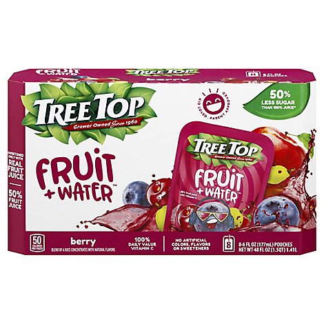 Tree Top Fruit + Water Berry - 8-6 Fl. Oz.