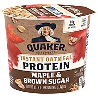 Quaker Protein Instant Oatmeal Maple & Brown Sugar - 2.11 Oz - Image 3