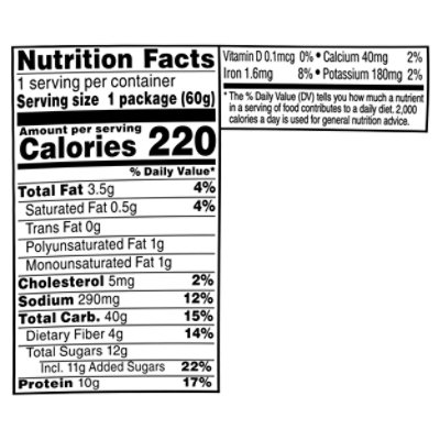 Quaker Protein Instant Oatmeal Maple & Brown Sugar - 2.11 Oz - Image 3