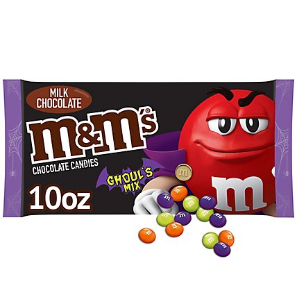 M&M'S Ghouls Mix Milk Chocolate Halloween Candy - 10 Oz M&M'S Ghouls Mix Milk Chocolate Halloween Candy - 10 Oz