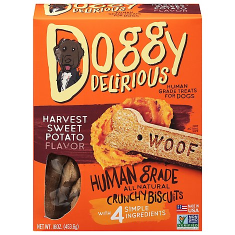 Doggy Deli Sweet Potato Bones - 16 Oz