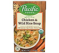 Pacific Foods Soup Chkn Wild Rice - 17 Oz