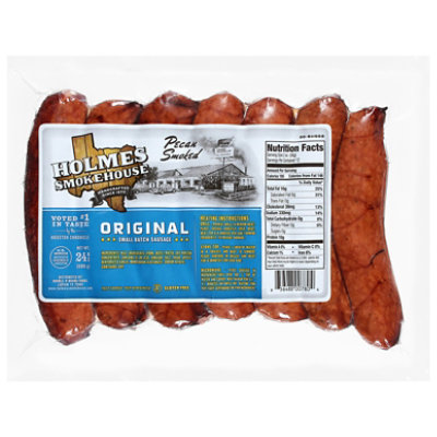 Holmes Smokehouse Pork And Beef Original Sausage Link - 24 Oz - Image 3