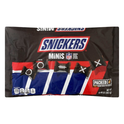 NFL Snickers Minis Candy: 10.48-Ounce Bag