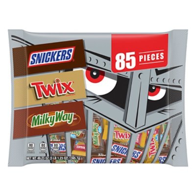 Mars Chocolate Candy Bar Halloween Variety Mix Bag 85 Count - 49.23 Oz