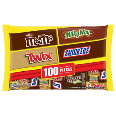  Mars Chocolate Candy Halloween Favorites Variety Mix 100 Count - 34.74 Oz 