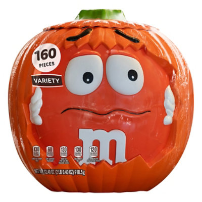 Mars Chocolate Candy Halloween M&MS Pumpkin Variety Mix 160 Count - 32.4 Oz - Image 3