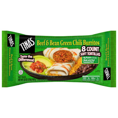 Tina's Beef And Green Bean Chili Burrito - 8 Count - Image 2