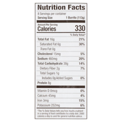 Tina's Beef And Green Bean Chili Burrito - 8 Count - Image 3