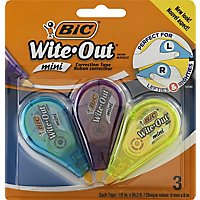 Bic Correction Tape White Out Mini - 3 Count - Image 2