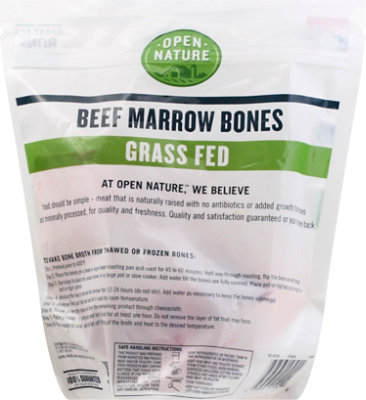 Open Nature Beef Marrow Bones Grass Fed - 32 Oz - Image 5