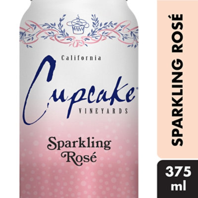 Cupcake Sparkling Rose Cans Wine - 375 Ml