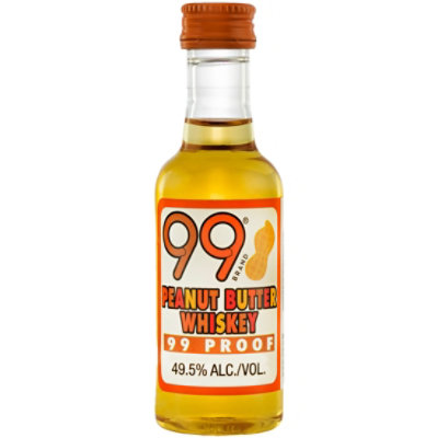 99 Brand Peanut Butter Whiskey 99 Proof Bottle 50 Ml Albertsons