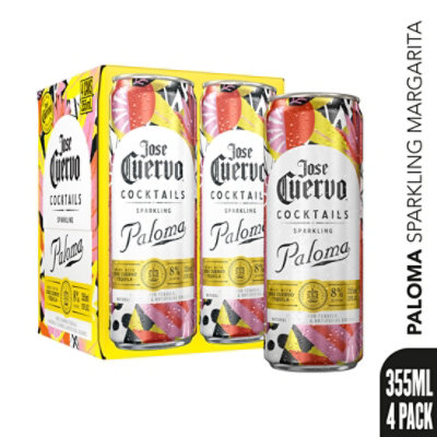 Jose Cuervo Paloma Sparkling Margarita Cocktail - 355 Ml - Image 1