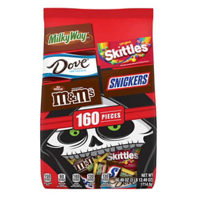 Mars Chocolate Candy Halloween Variety Mix 160 Count - 60.49 Oz
