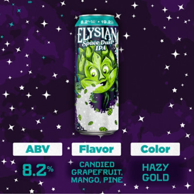 Elysian Space Dust IPA Beer Can - 19.2 Fl. Oz. - Image 3