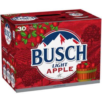 Busch Light Apple Beer Cans - 30-12 Fl. Oz. - Image 2