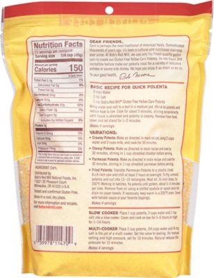 Bobs Red Mill Corn Grits Polenta Gluten Free - 24 Oz - Image 5