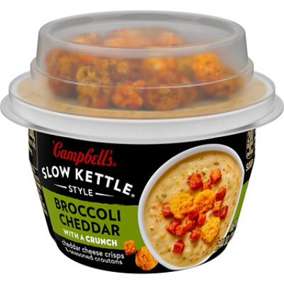 Campbells Slow Kettle Broccoli Cheese Soup - 7.44 Oz