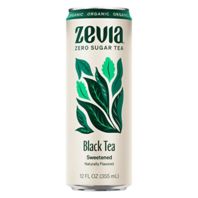 Zevia Organic Black Tea Zero Sugar - 12 Fl. Oz. - Image 1