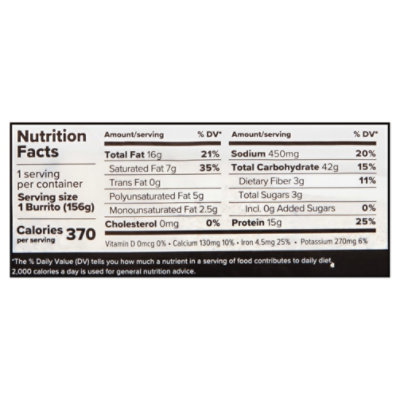 Alpha Foods Burrito Original Breakfst - 5.5 Oz - Image 3