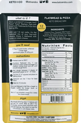 Keto & Co Flatbread & Pizza Mix - 6.7 Oz - Image 5
