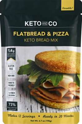 Keto & Co Flatbread & Pizza Mix - 6.7 Oz - Image 2