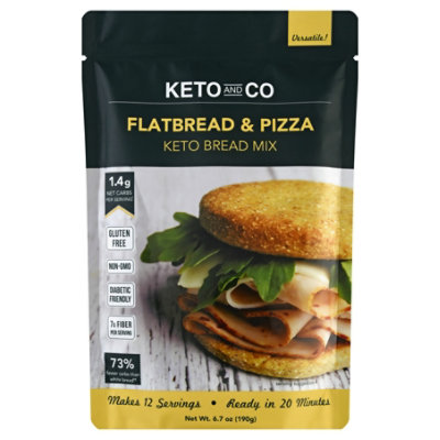 Keto & Co Flatbread & Pizza Mix - 6.7 Oz