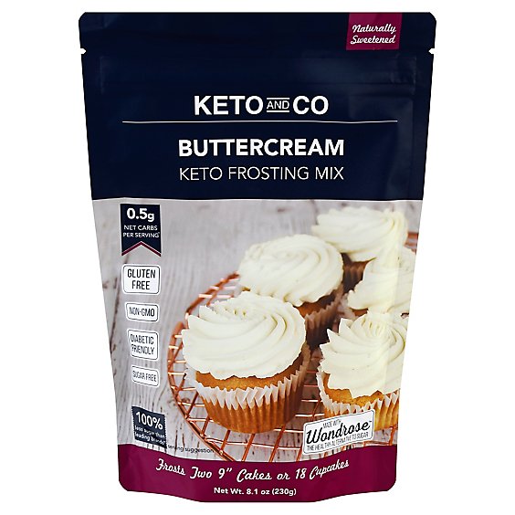 Keto & Co Frosting Mix Buttercream - 8.1 Oz