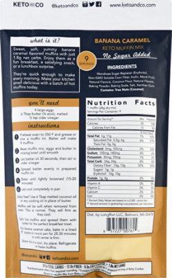 Keto & Co Muffin Mix Banana Caramel - 8.8 Oz - Image 6