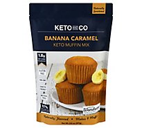Keto & Co Muffin Mix Banana Caramel - 8.8 Oz