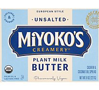 Miyokos Crmry Butter Unsltd Cltrd Vegan - 8 Oz