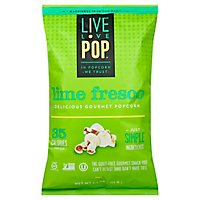 Live Love Poppopcorn Lime Frescopcorn - 4.4 Oz - Image 1