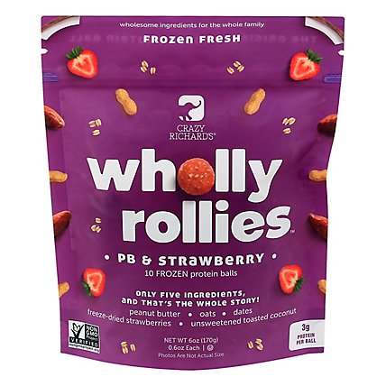 Crazy Richards Wholly Rollies Peanut Butter And Strawberry - 6 Oz - Image 3