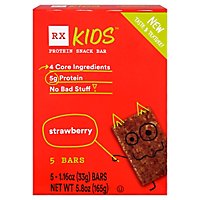 RX Kids Protein Snack Bar Delicious Flavor Strawberry 5 Count - 5.8 Oz - Image 3