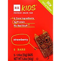 RX Kids Protein Snack Bar Delicious Flavor Strawberry 5 Count - 5.8 Oz - Image 2