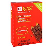 RX Kids Protein Snack Bar Delicious Flavor Strawberry 5 Count - 5.8 Oz